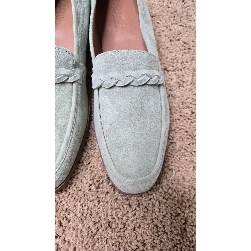 SEYCHELLES Afternoon Stroll Suede Loafer Sage Size 8.5
